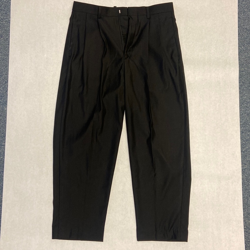 Olive clothing twill black trousers